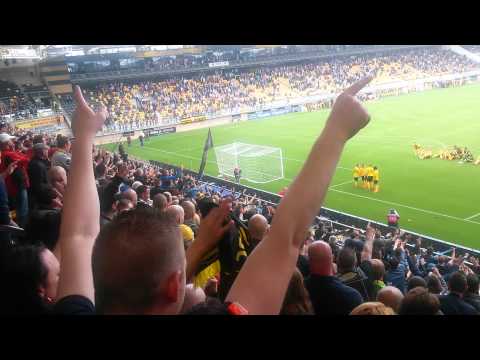 MVV - Roda JC 2014 Humba Westtribune na afloop