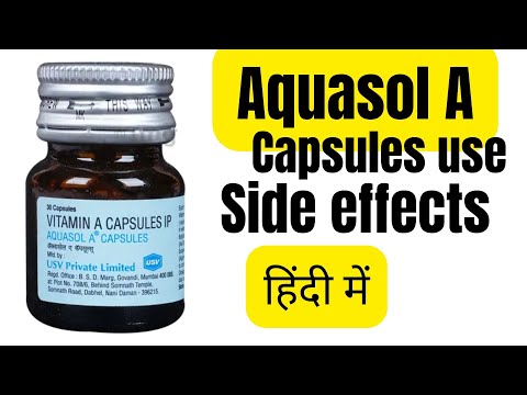 Aquasol vitamin a capsule