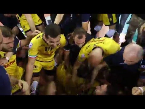 SCUDETTO DHL MODENA ULTIMO PUNTO E FESTA...VIDEO LEONARDO FOSCHI.