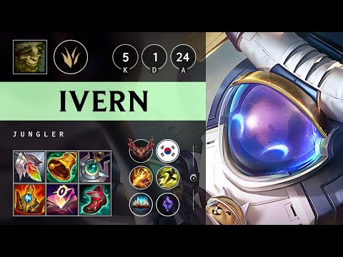Ivern Jungle vs Ekko - KR Grandmaster Patch 25.20