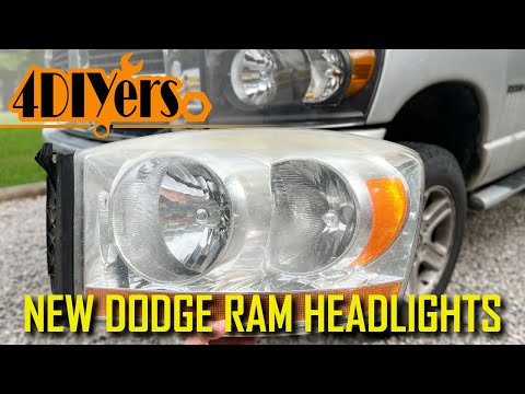 How to Upgrade or Replace the Headlights in a Dodge Ram using Nilight Lights