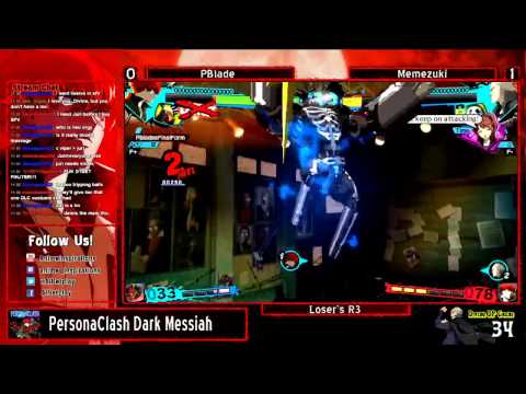 PersonaClash Dark Messiah - P4AU - Loser's R3 - PBlade vs. Memezuki