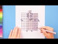 How To Draw Numberblocks Block 90