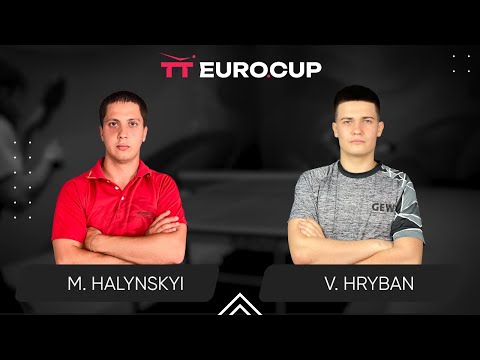 15:30 Mykola Halynskyi - Vadym Hryban 11.06.2024 TT Euro.Cup Ukraine Elite. TABLE 3