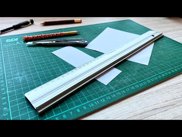 Vídeo relacionado con 2 Piezas Regla de Borde Irregular, Regla de Metal para Manualidades 21,3 x 2,5 cm Regla de Rasgado de Papel Reglas de Medición para Repujado Fabricación de Tarjetas Troqueles de Corte