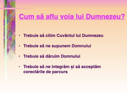 Daniel Brânzei: Chemarea (7) - Cum să cunoști voia Domnului ?
