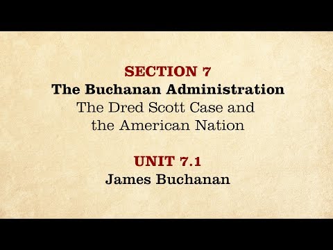 , title : 'MOOC | James Buchanan | The Civil War and Reconstruction, 1850-1861 | 1.7.1'