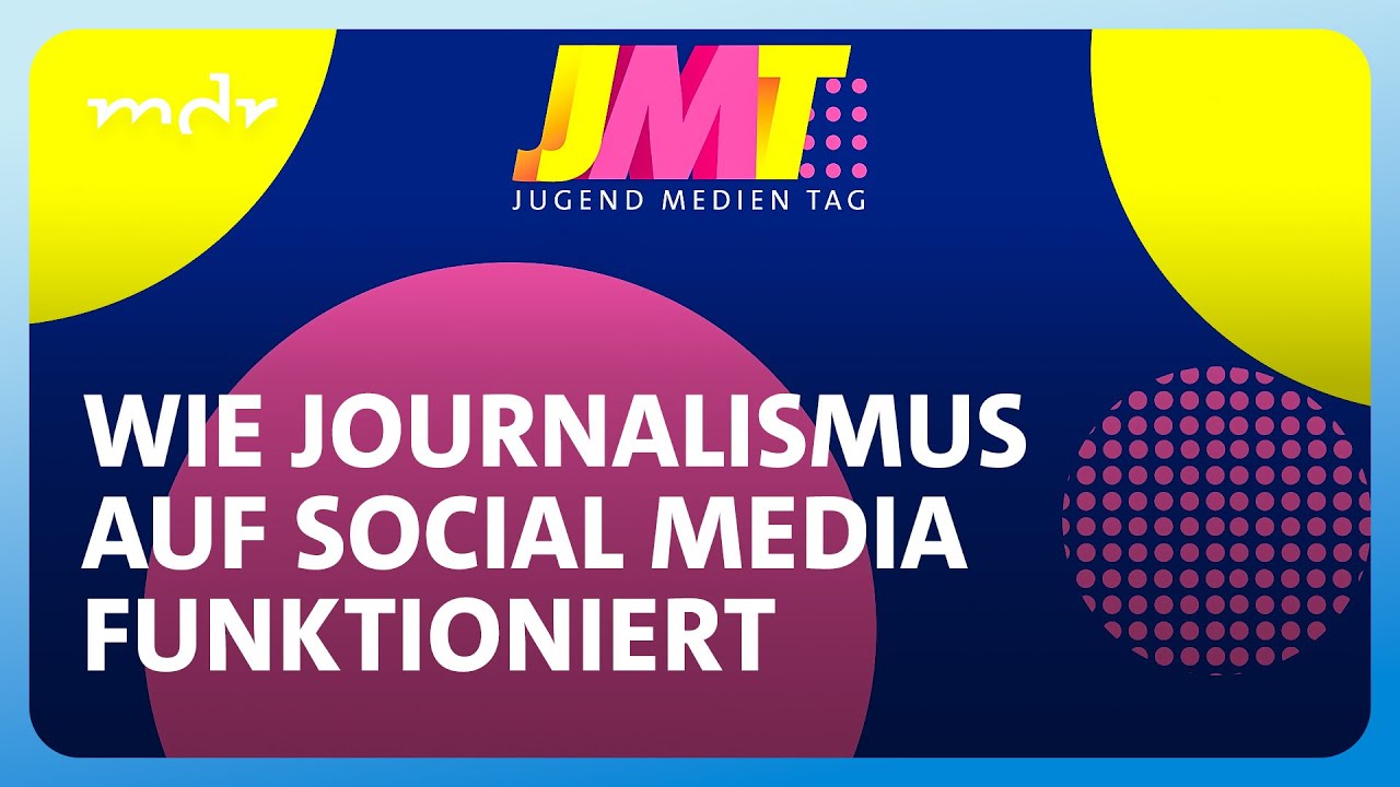 TikTok, Instagram, YouTube: Wie Journalismus auf Social Media funktioniert | ARD Jugendmedientag