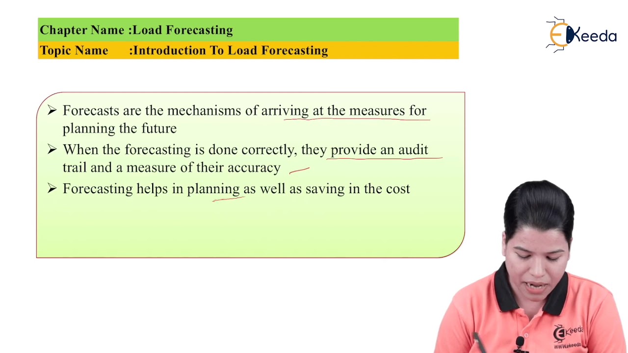 Introduction To Load Forecasting - Power System Planning and Reliability