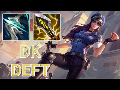 DK Deft Caitlyn ADC VS Aphelios (Teddy) | KR GrandMaster Patch 13.8