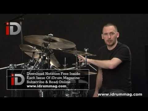 Free Drum Lesson - Rudiment Groove Ideas With Pat Garvey - Lesson 1 Part 1 - iDrum Magazine