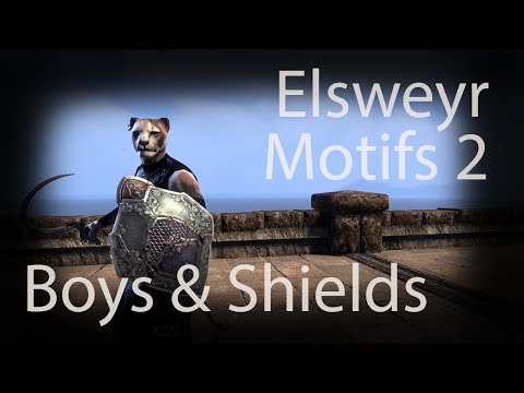 ESO Elsweyr - Motifs, Boys and Shields