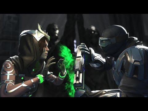 Injustice 2 : Enchantress Vs Captain Cold - All Intro/Outros, Clash Dialogues, Super Moves