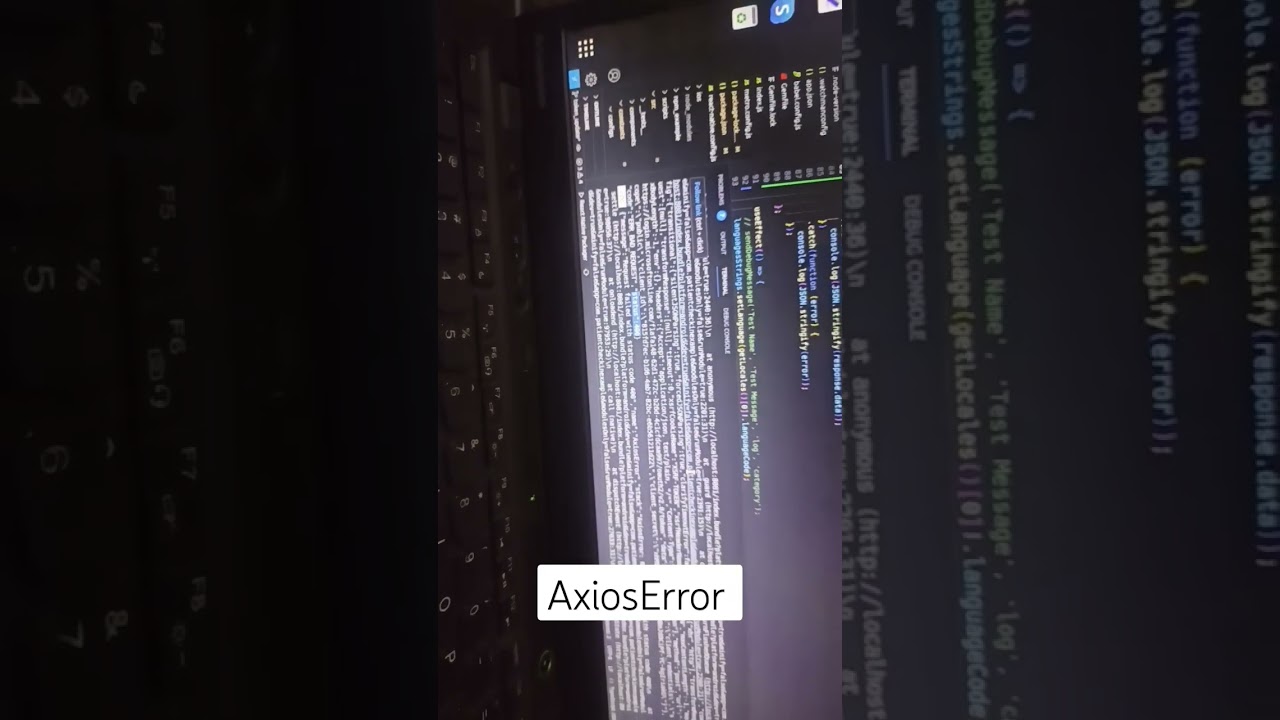 [AxiosError: Request failed with status code 400] #codingtime #coding #computer #coder