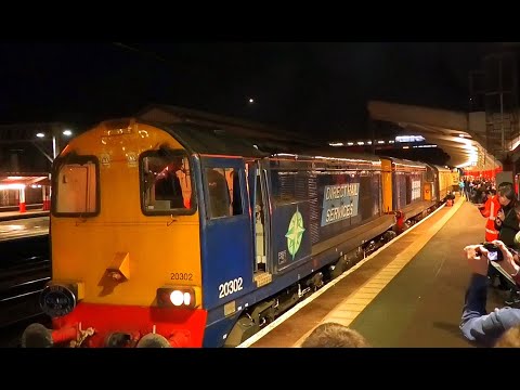 DRS Class 20 FAREWELL tour , Crewe,18th January 2020