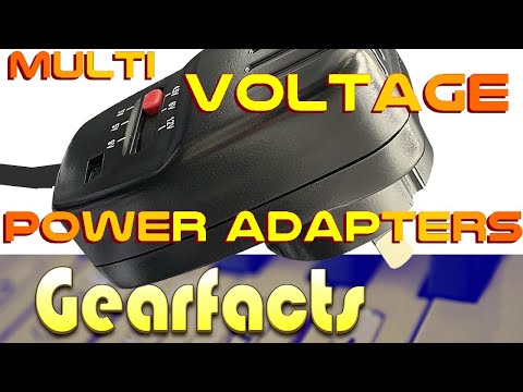 Multi-voltage power adapters are the best!