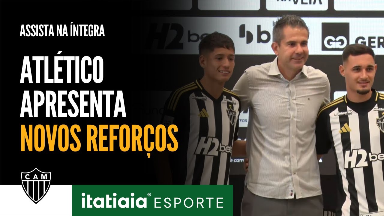 ATLÉTICO APRESENTA IVÁN ROMÁN E JOÃO MARCELO: ASSISTA NA ÍNTEGRA