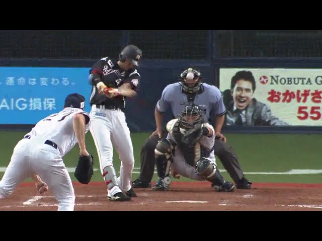 【5回表】マリーンズ・藤岡裕が粘り勝って追加点のタイムリー!! 2018/7/3 Bs-M