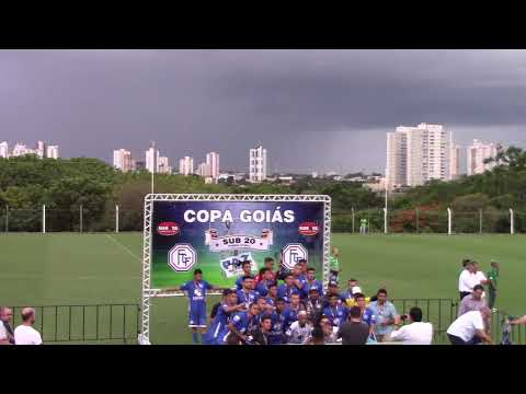 FINAL CAMPEONATO GOIANO SUB-20 1ª DIVISÃO 2019 - GOIAS EC VS APARECIDA FC - PREMIAÇÃO.