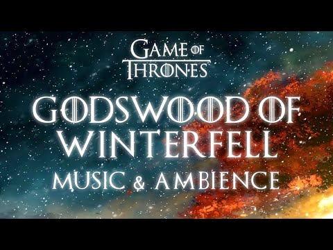 Game of Thrones Music & Ambience  Godswood of Winterfell   Beautiful Relaxing Music and Snowfall