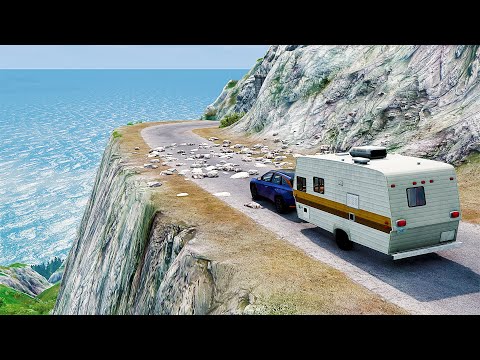 Mobil vs Rock #6 - BeamNG Drive