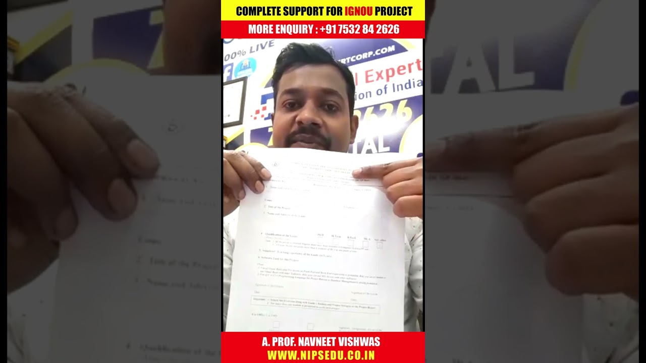 IGNOU Synopsis Sequence क्या होना चाहिए !! Call WhatsApp - 7532842626