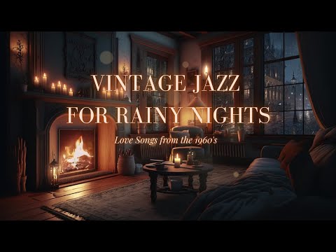 Relax with timeless 1960s love songs Playlist in 4K - Vintage Jazz for Rainy Nights 🌙