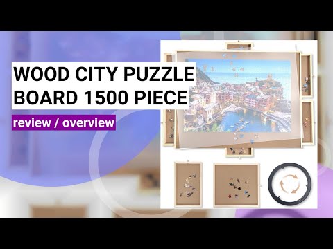 Review: Ultimate Puzzle Board with Lazy Susan & Drawers for Jigsaw Enthusiasts!