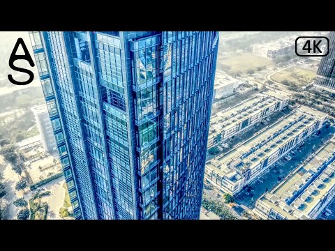 Amazing Skyscrapers [4K] • Ambience, Meditation Music, Relaxation With Incredible City Views