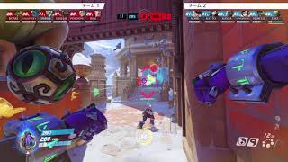 【Overwatch】ゼニヤッタ＆アナ ランクマッチ(スキル認定 2)