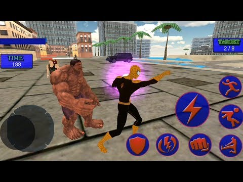 Flying Spider City Villains Battle Reloaded | Flying Spider Hero Vs Monster Villains | GamePlay