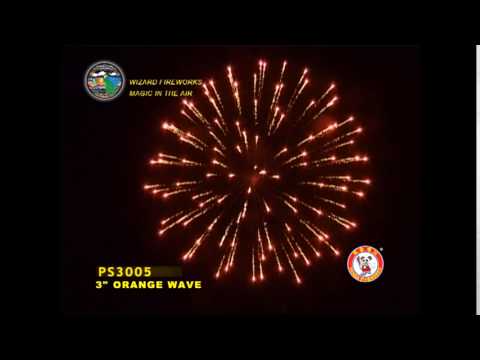 SA075WA02 - 3 INCH SHELL - WIZARD FIREWORKS - PS3005