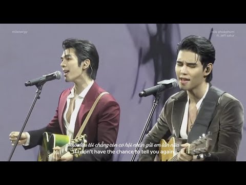 [Vietsub/Engsub] If I Die - Mile Phakphum ft. Jeff Satur | Live at KinnPorsche Press Conference