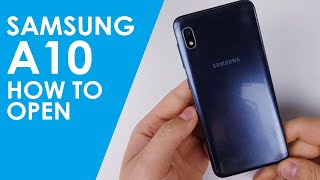 Samsung A10 HOW TO OPEN