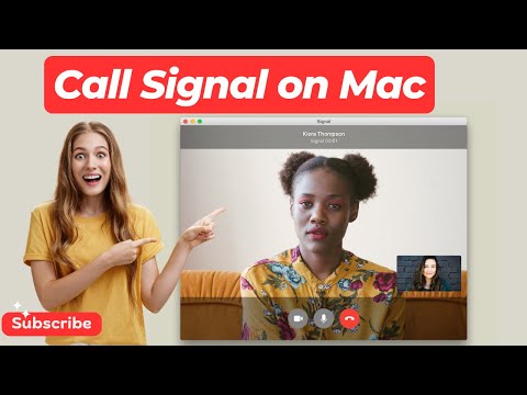 How to Call Signal on Mac |  Audio Call and Video call  from Desktop
