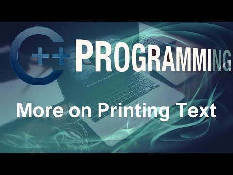 C Programming Tutorials – 3 – More on Printing Text