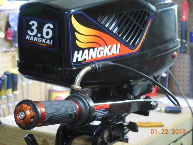 Hangkai 3.6 hp Outboard Motor Review (please subscribe)