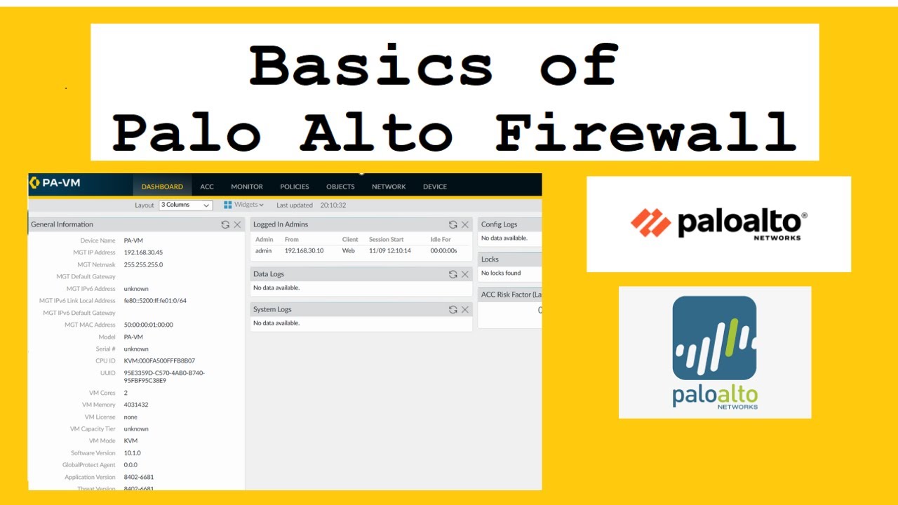 Palo Alto Firewall Basics — Network Security Explained (Beginner Tutorial)