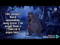 Film Version Bare Necessities Song Lyrics The Jungle Book 2
