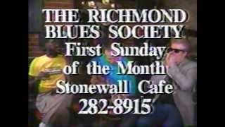 Nat Riddles and Terry Garland - blues on Richmond VA TV (1989)