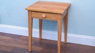How to make a simple shaker table. Easy woodworking project.