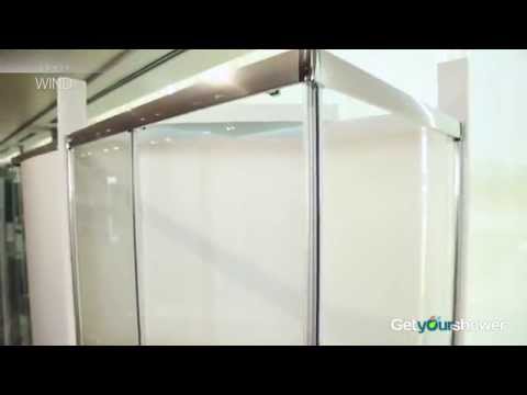 Shower enclosures: the WIND series of sliding doors