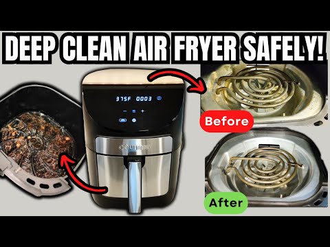 How to SAFELY Clean Your Air Fryer (In 10 Mins or less - No Pre-Soaking!)