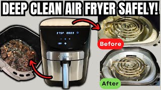 Download lagu DON'T Boil Water in your Air Fryer! 🫢 😱 This is How I Clean My Air Fryer Basket and Heating Element mp3