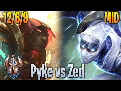 Pyke Mid vs Zed - EUW Challenger