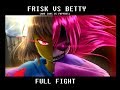 Frisk Vs Bete Noire FULL FIGHT SCENE Glitchtale S2 Ep4 Part 2