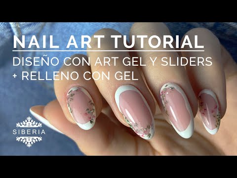 Uñas de gel: técnica de RELLENO💅 diseño de uñas con sliders y art gel
