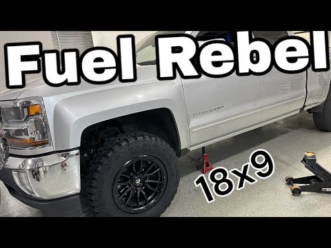 Fuel Rebel 18x9 Wheels 285/65/r18 33" Tires Project Truck Gets Upgraded Wheels and Tires
