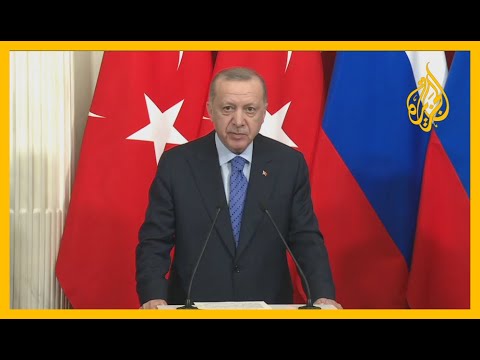 🇹🇷 🇷🇺 في مؤتمر صحفي مع بوتين.. أردوغان اتفقنا على وقف لإطلاق النار في إدلب ونحتفظ بحق الرد