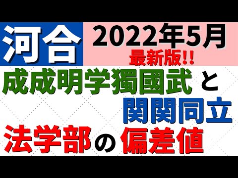 経営学科 成成明学獨國武と関関同立の法学部の難易度比較。偏差値・序列【2022年5月】